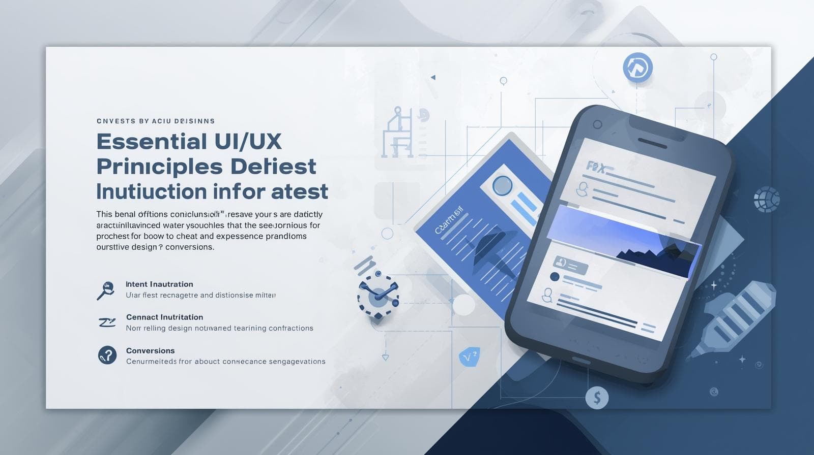 Essential UI/UX Design Principles for Higher Conversions